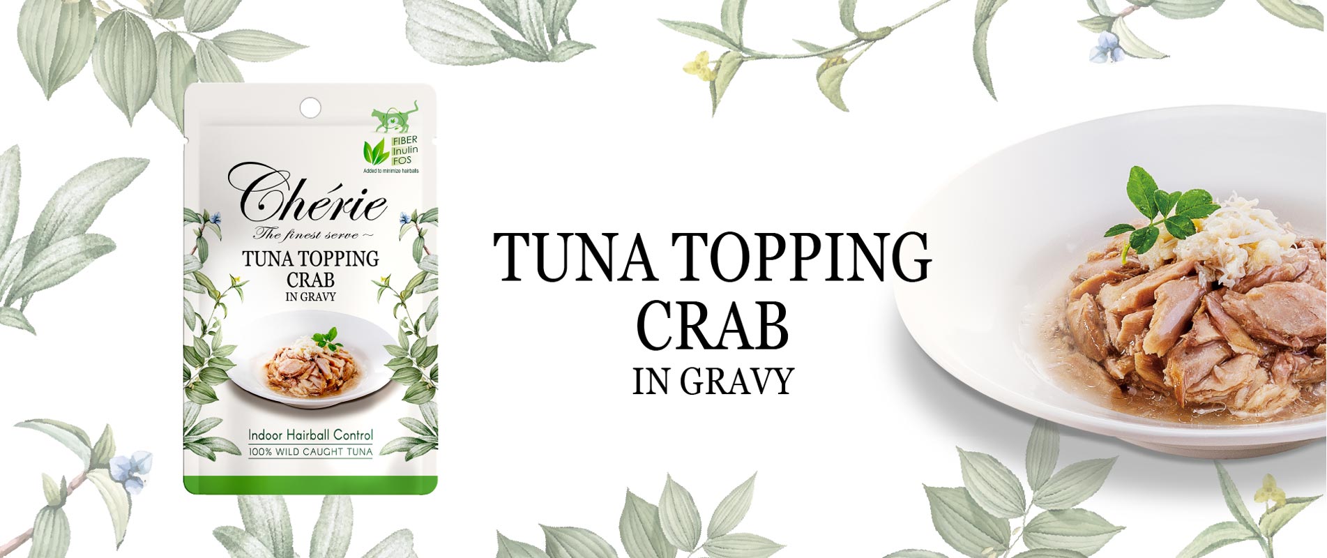 Tuna Topping Crab in Gravy