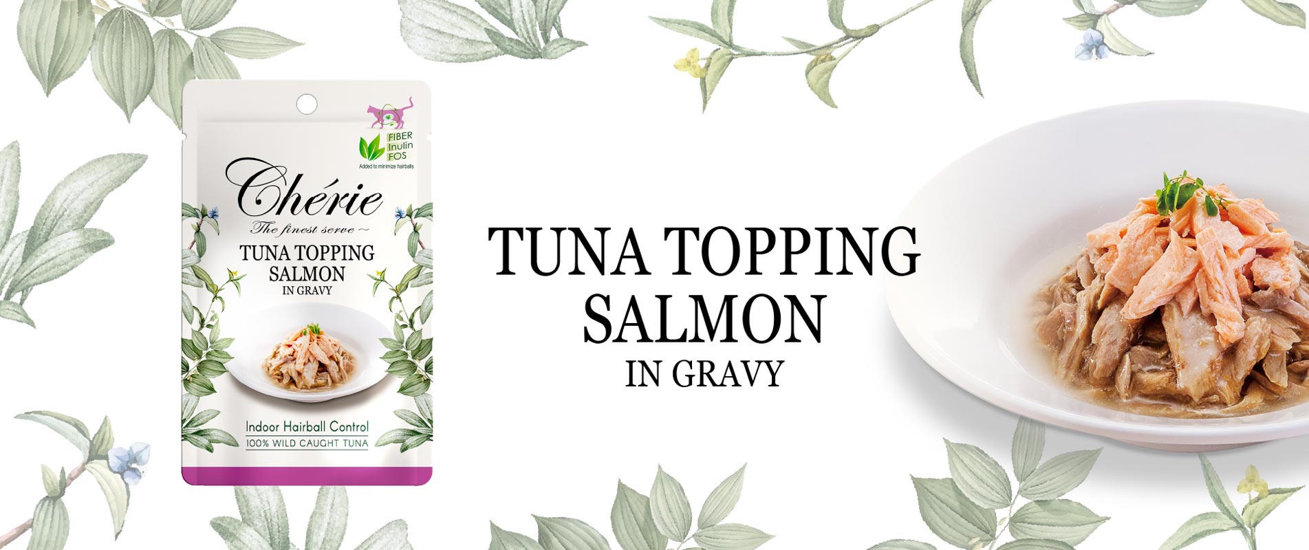 Tuna Topping Salmon in Gravy