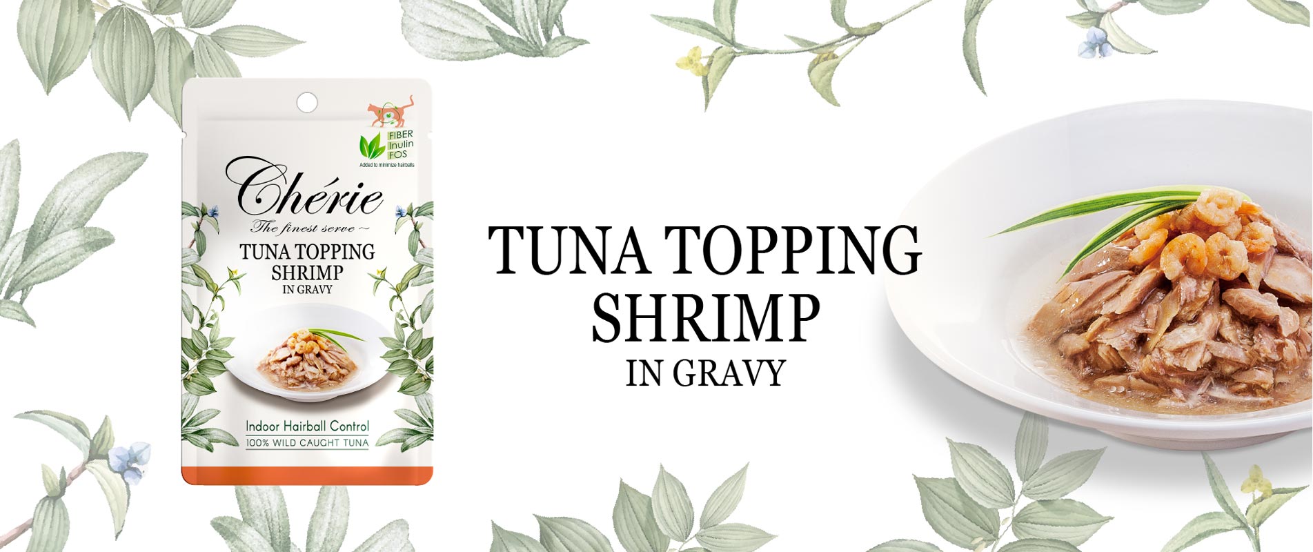 Tuna Topping Shrimp in Gravy