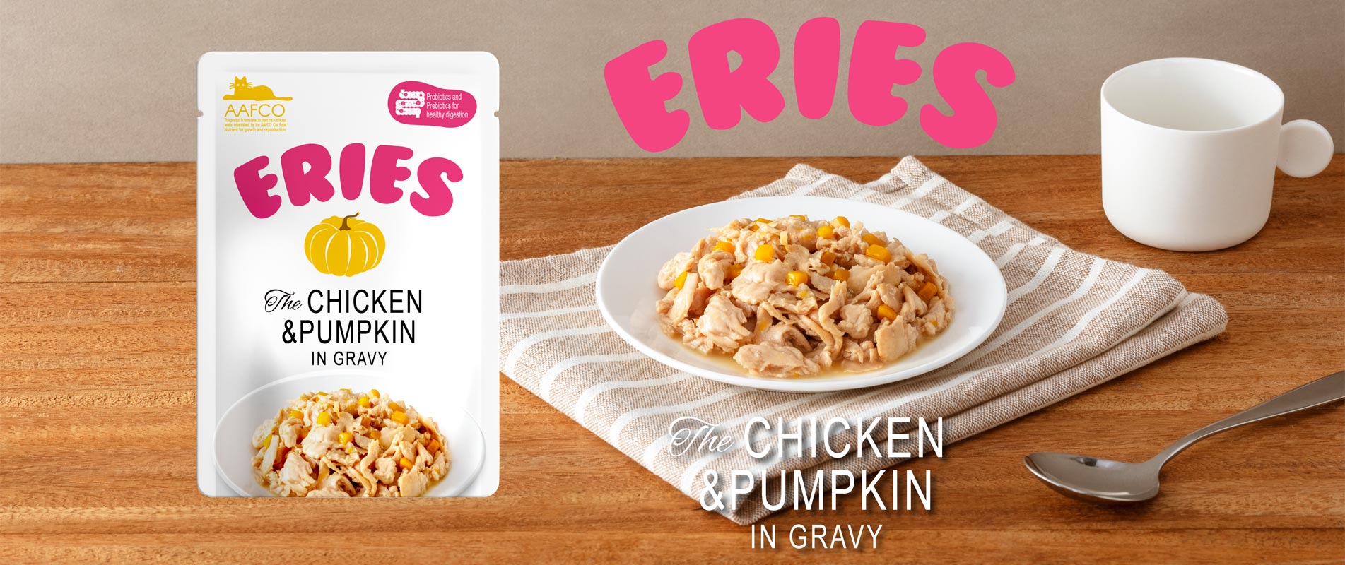 Chicken & Pumpkin in Gravy