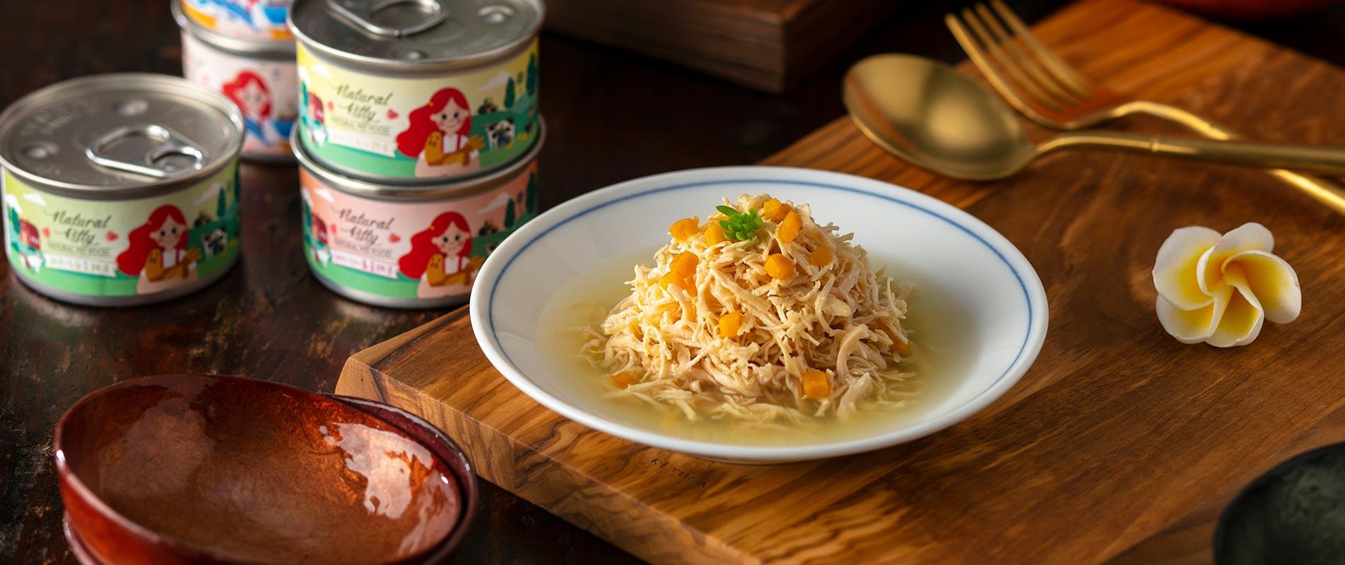 Chicken with Pumpkin in Broth