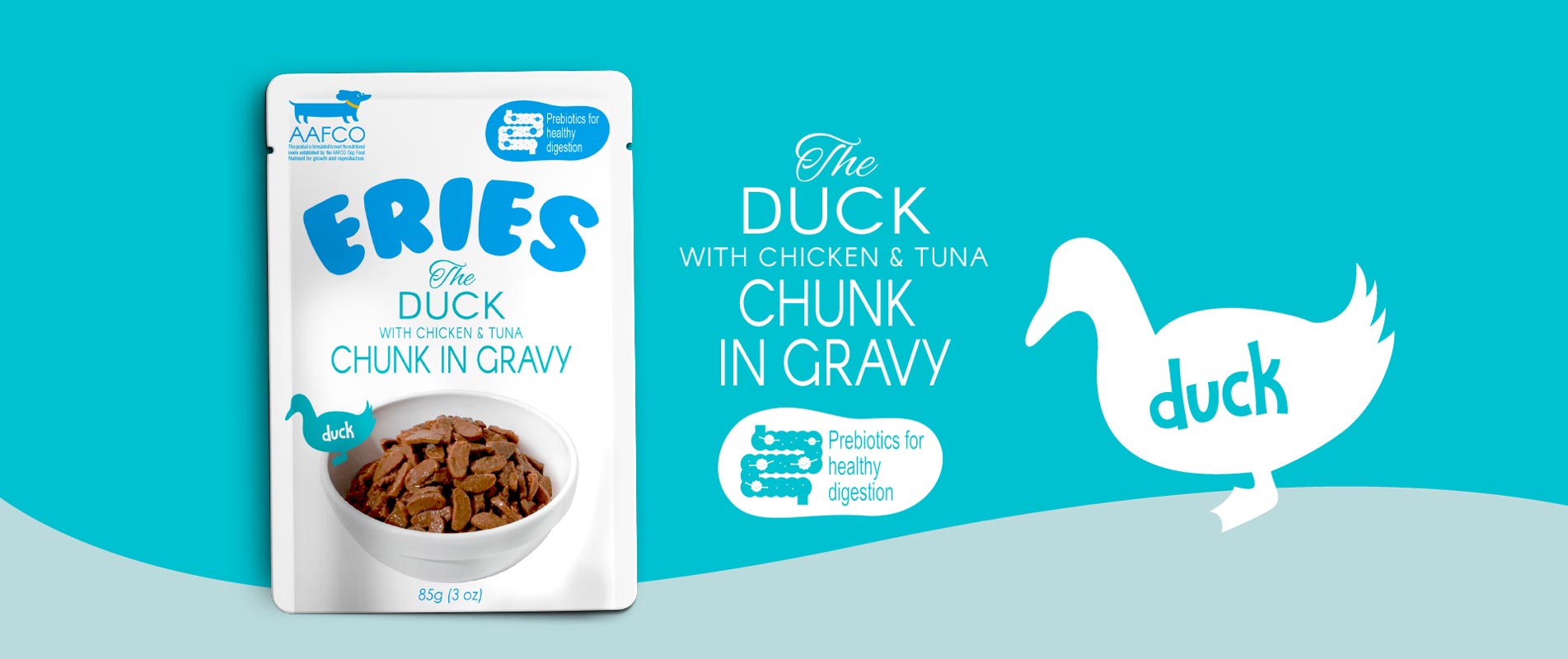 Duck with Chicken & Tuna Chunk in Gravy
