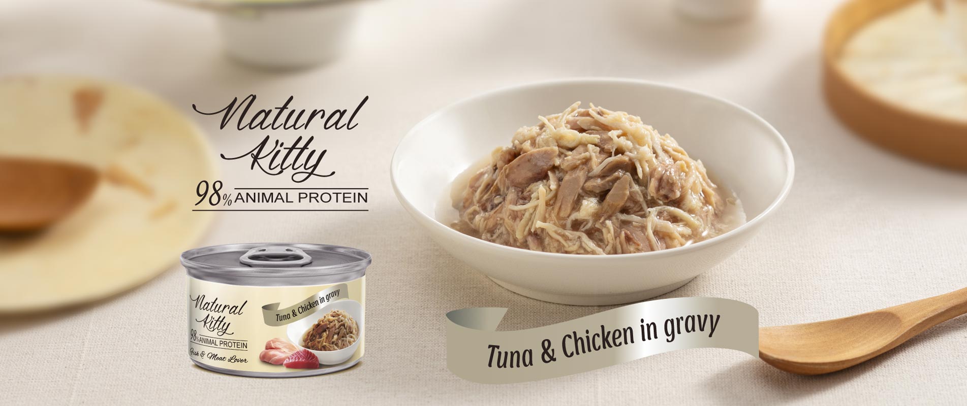 Tuna and Chicken in Gravy