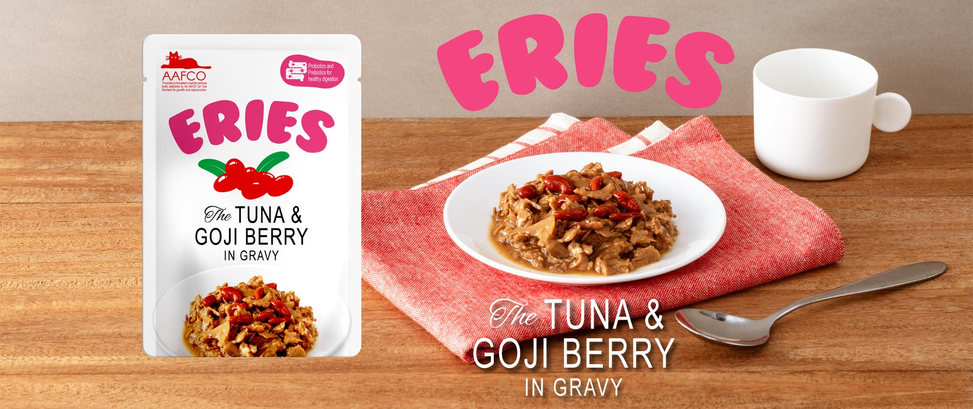 Tuna & Goji Berry in Gravy