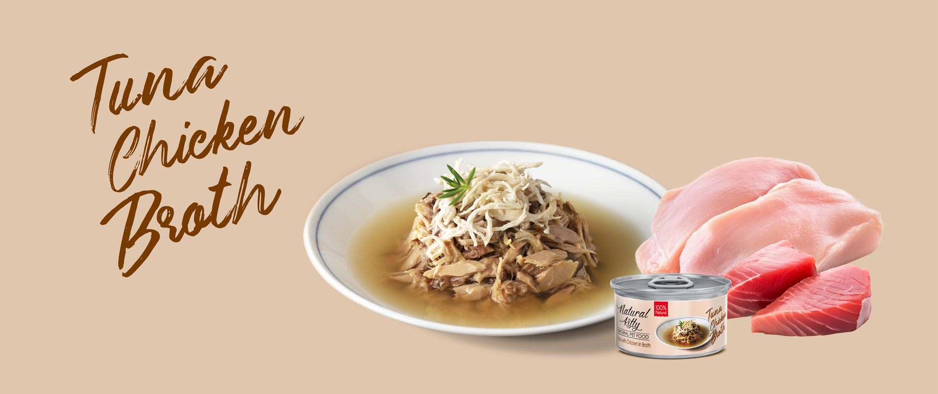 Tuna with Chicken in Broth