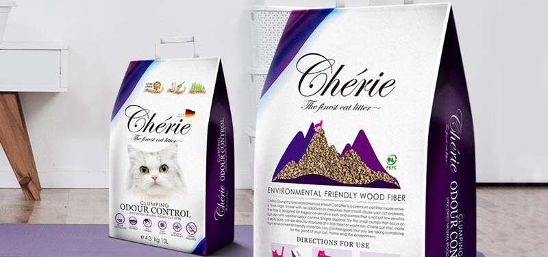 Clumping Unscented Natural Wood Cat Litter